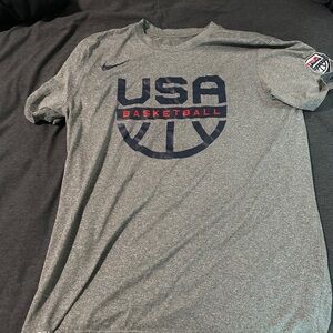 Nike Gray USA Basketball Tee